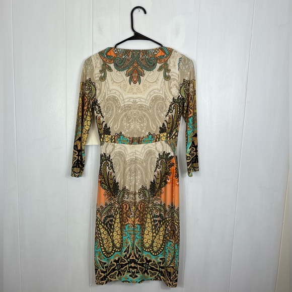 NWT Boston Proper Boho Paisley Midi Dress Sz 4 - Picture 12 of 15
